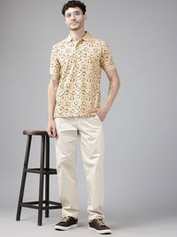 Park Avenue Printed Polo Collar T-shirt