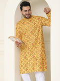 SOJANYA PLUS Men Plus Size Ethnic Motifs Printed Kurta