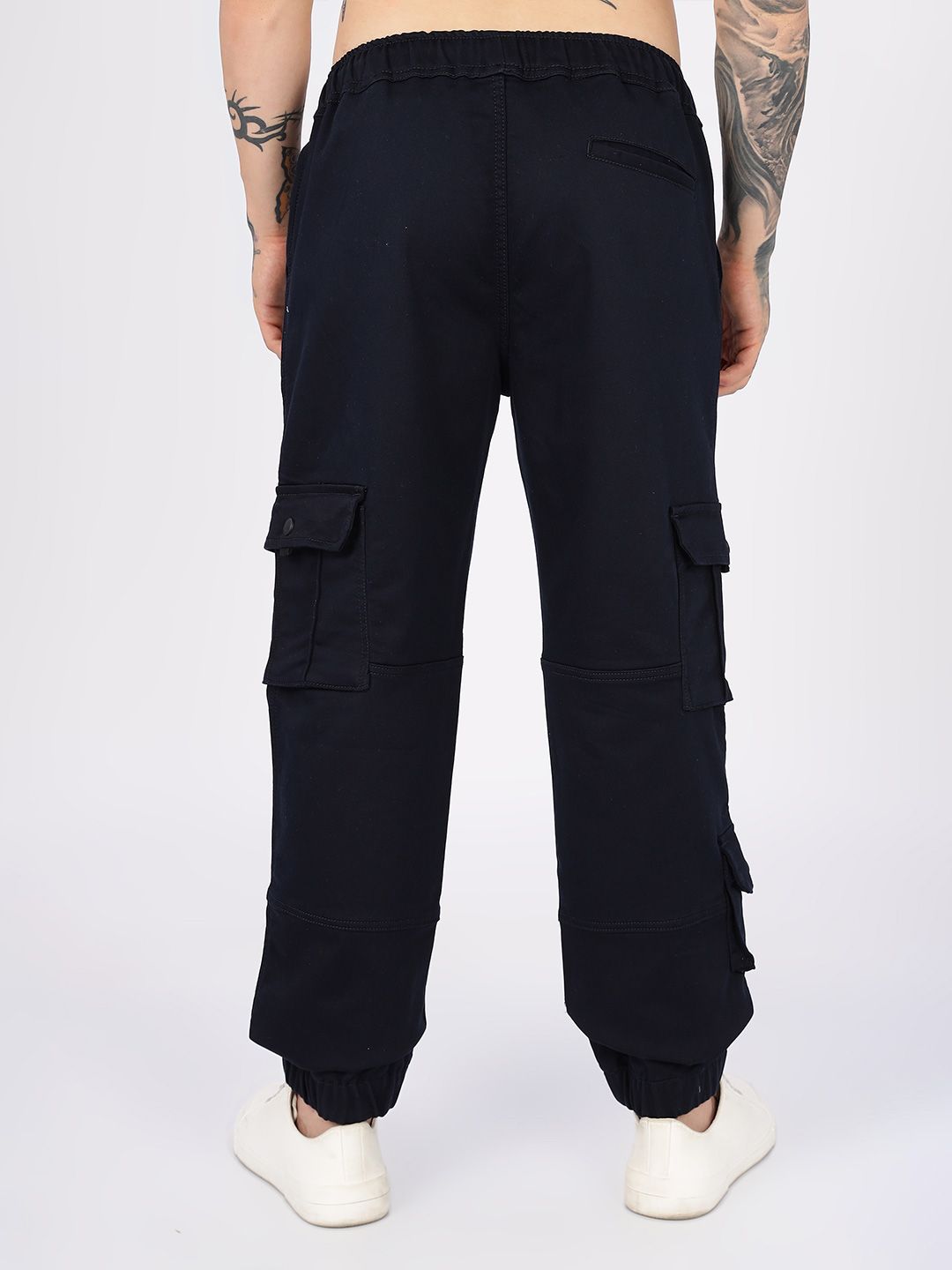 Eszett Lelaki Cotton Regular Fit Cargos Trousers