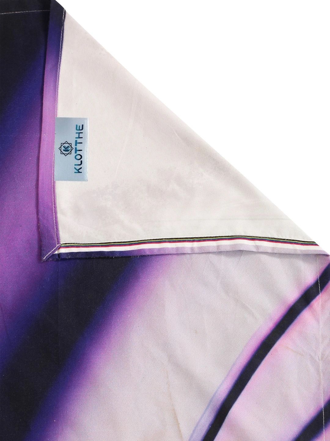 Moda Rapido X KLOTTHE Purple 400 TC King Bedsheet with 2 Pillow Covers