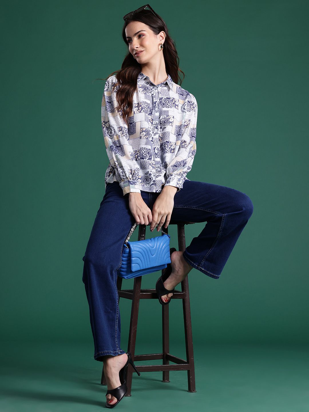 DressBerry Opaque Printed Casual Shirt