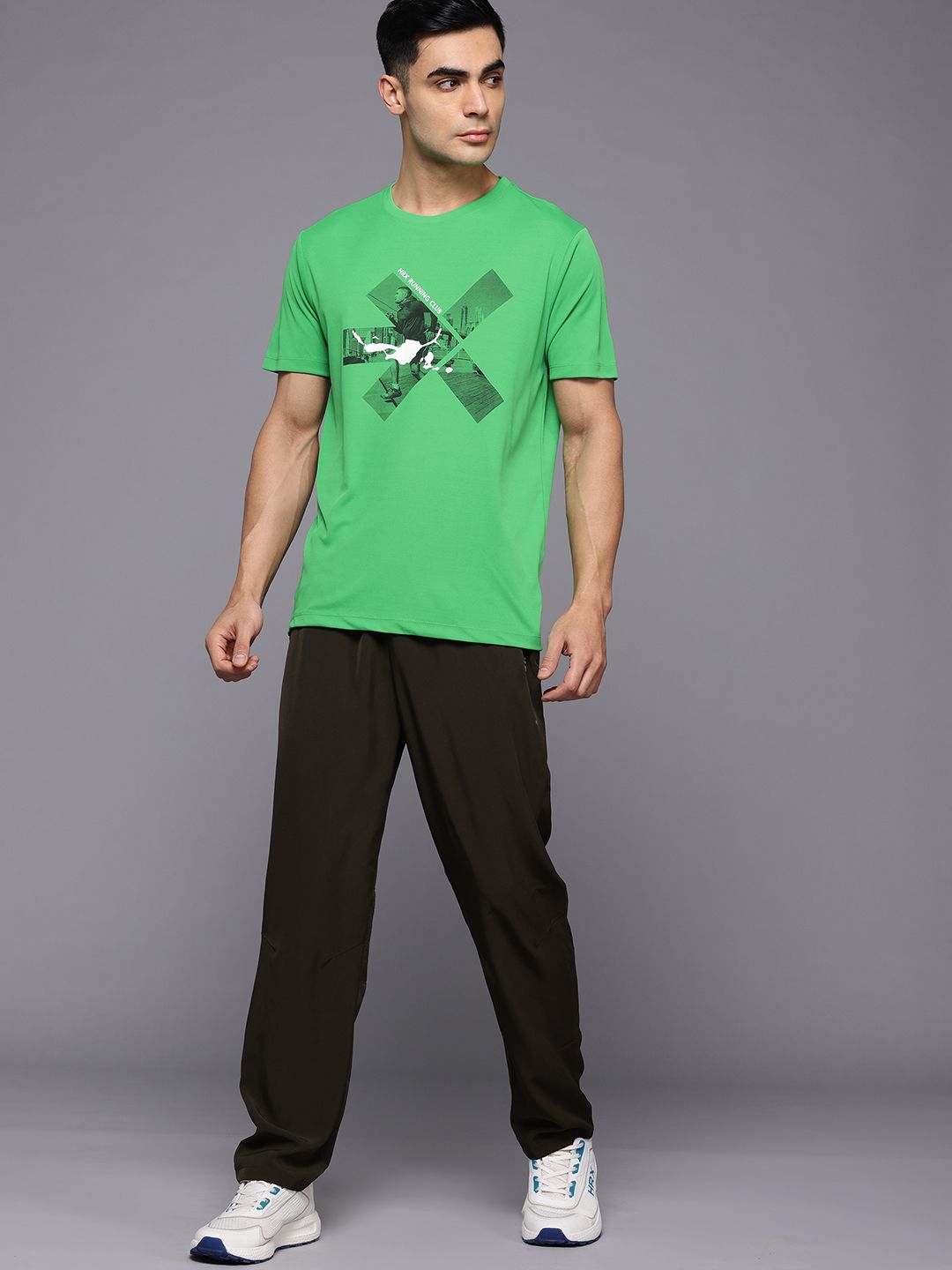 HRX by Hrithik Roshan Men Brand Logo Printed Running T-shirt