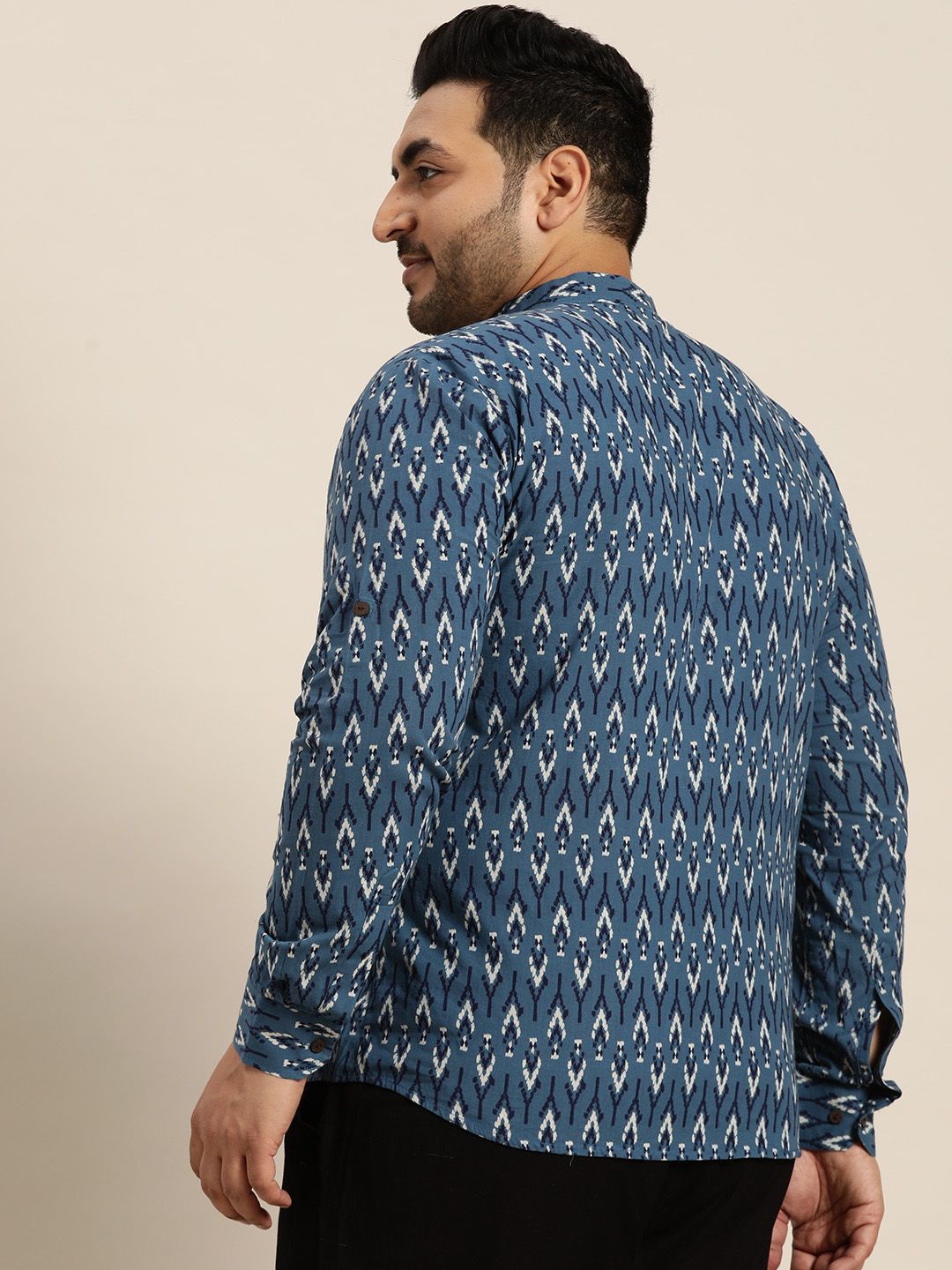 SOJANYA PLUS Geometric Printed Cotton Kurta