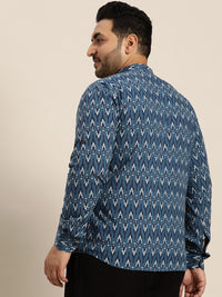 SOJANYA PLUS Geometric Printed Cotton Kurta