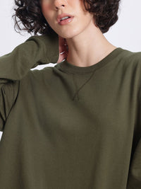 DressBerry Humour and Graphic Printed Sweatshirt