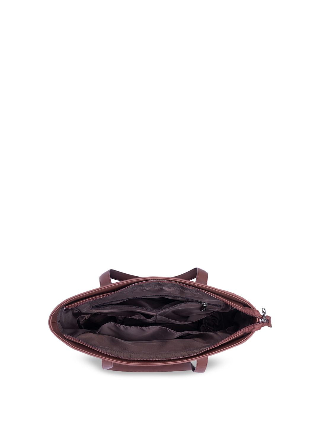ZOUK Jodhpur Damask Printed Vegan Leather Shoulder Diaper Bag