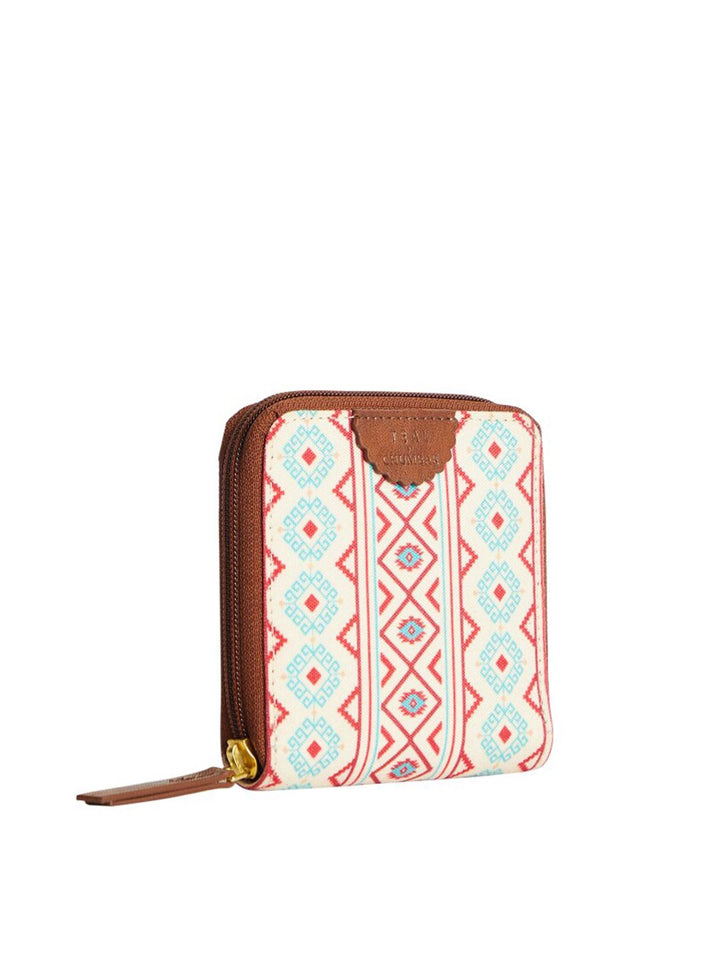 TEAL BY CHUMBAK Women Printed Zip Around Wallet