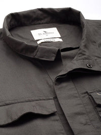 Mr Bowerbird Liberal Fit Self Checked Pure Cotton Casual Shirt