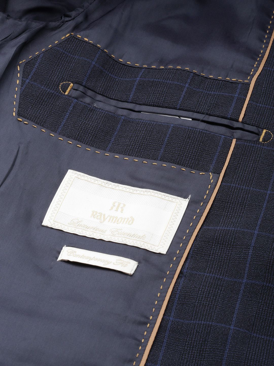 Raymond Checked Single Breasted Contemporary Fit 2-Piece Formal Suit