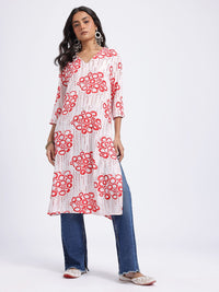 Anouk Printed Straight Kurta