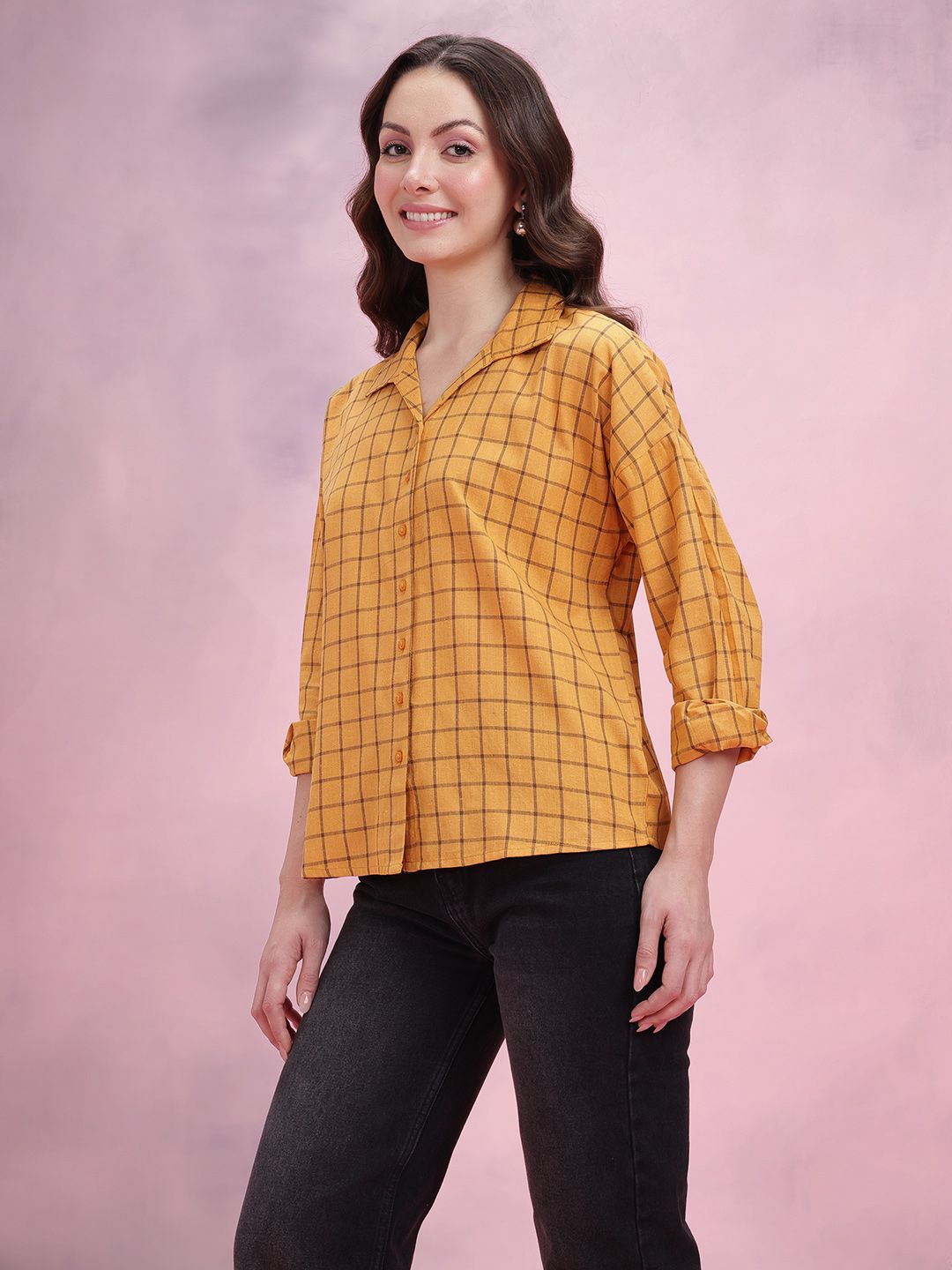 DressBerry Checked Casual Shirt