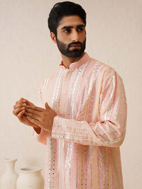 SOJANYA LUXE Kurta Biasa Sulam dengan Piyama