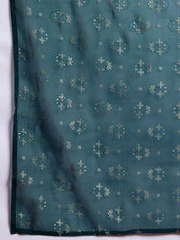 Anouk Tyohar Collection Printed Kurta with Palazzos & Dupatta