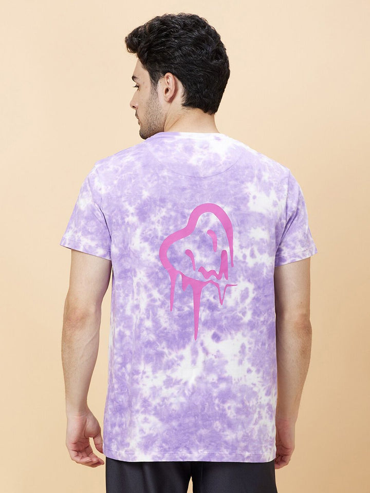 Being Human Dyed Round Neck Short Sleeves Cotton T-shirt