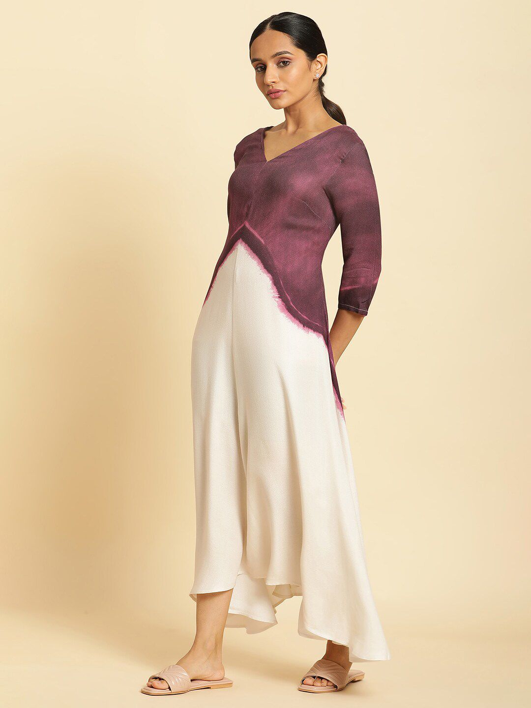 W  Tie & Dye Maxi Dress