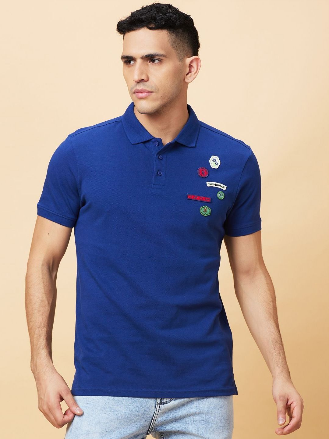Being Human Men Sports Polo Collar T-shirt