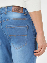 Urbano Fashion Men Blue Slim Fit Mid-Rise Clean Look Stretchable Jeans