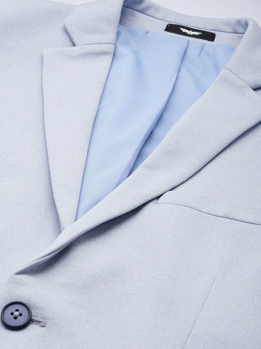 Park Avenue Active Fit Notched Lapel Single-Breasted Formal Blazer