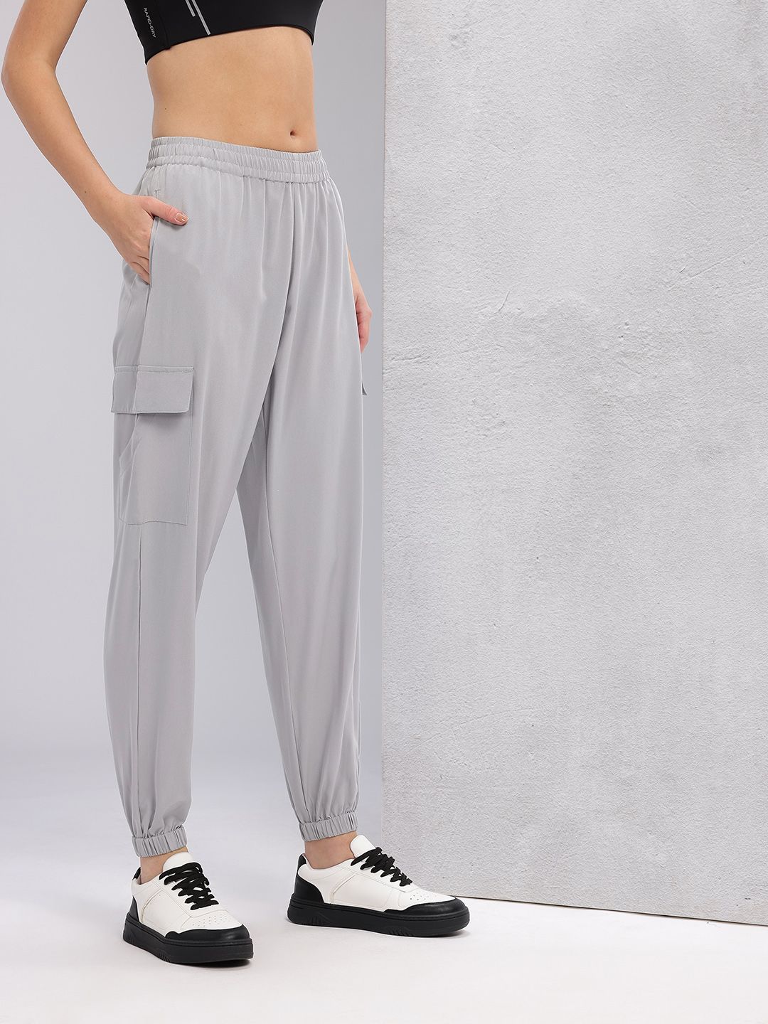 HRX by Hrithik Roshan Women Rapid-Dry Training Cargo Joggers