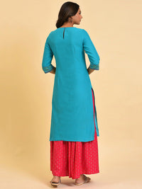 W Straight Cotton Kurta