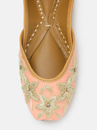 House of Pataudi Women Embellished Mojaris