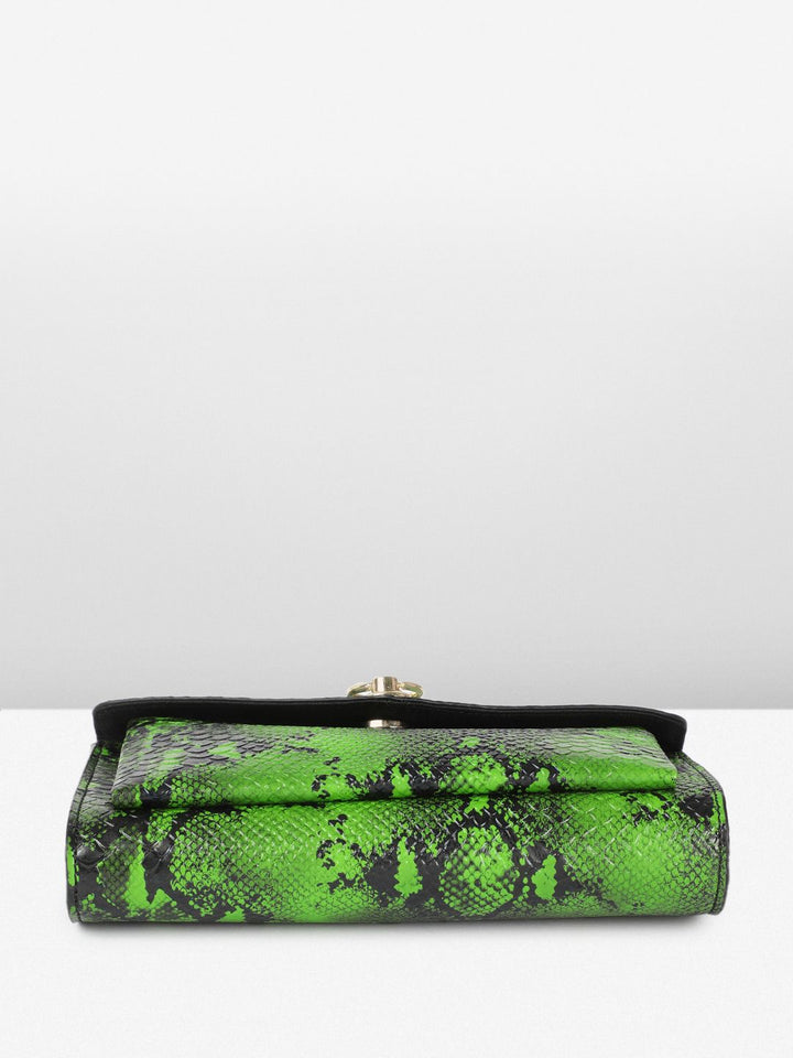 DressBerry Animal Printed Tasselled Structured Sling Bag