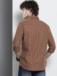 The Indian Garage Co Men Tartan Checks Casual Shirt