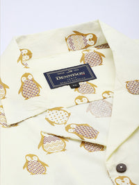 DENNISON Block Printed Casual Shirt