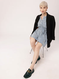 DressBerry Playful Lines, Kawaii Vibes A-Line Mini Dress