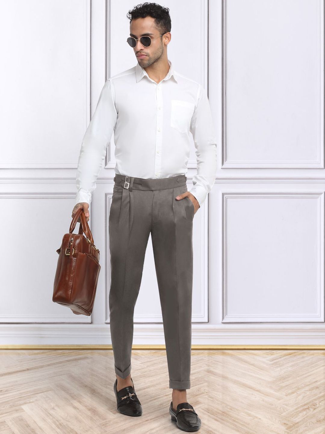 KLOTTHE Men Italian Gurkha Pants