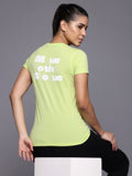 HRX by Hrithik Roshan Women Typography Printed Lifestyle T-shirt