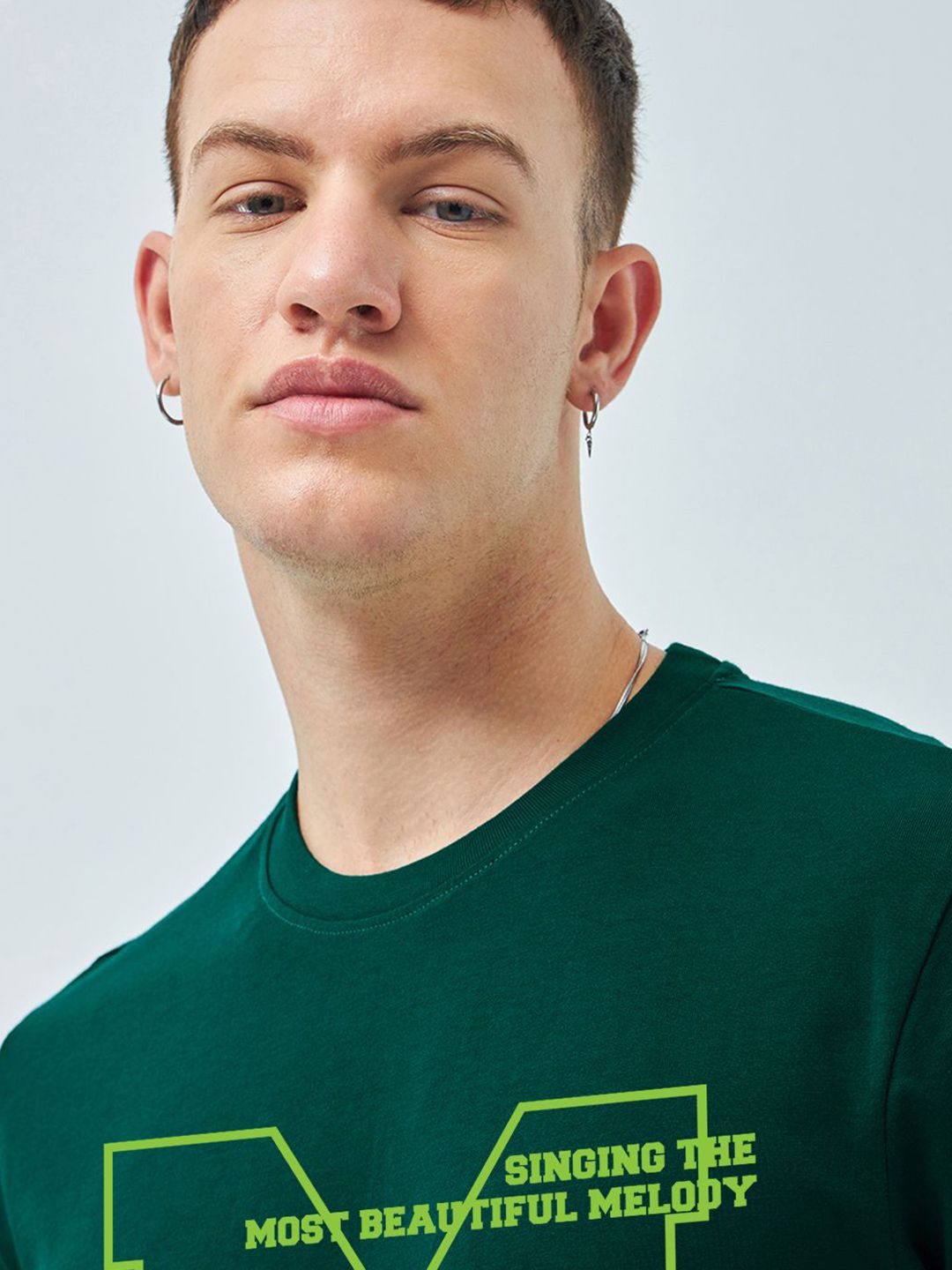 Bewakoof Men Typography Printed Round Neck Cotton T-shirt