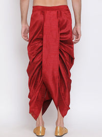 VASTRAMAY By Vastramay Men Relaxed-Fit Embroidered Ethnic Dhoti Pant