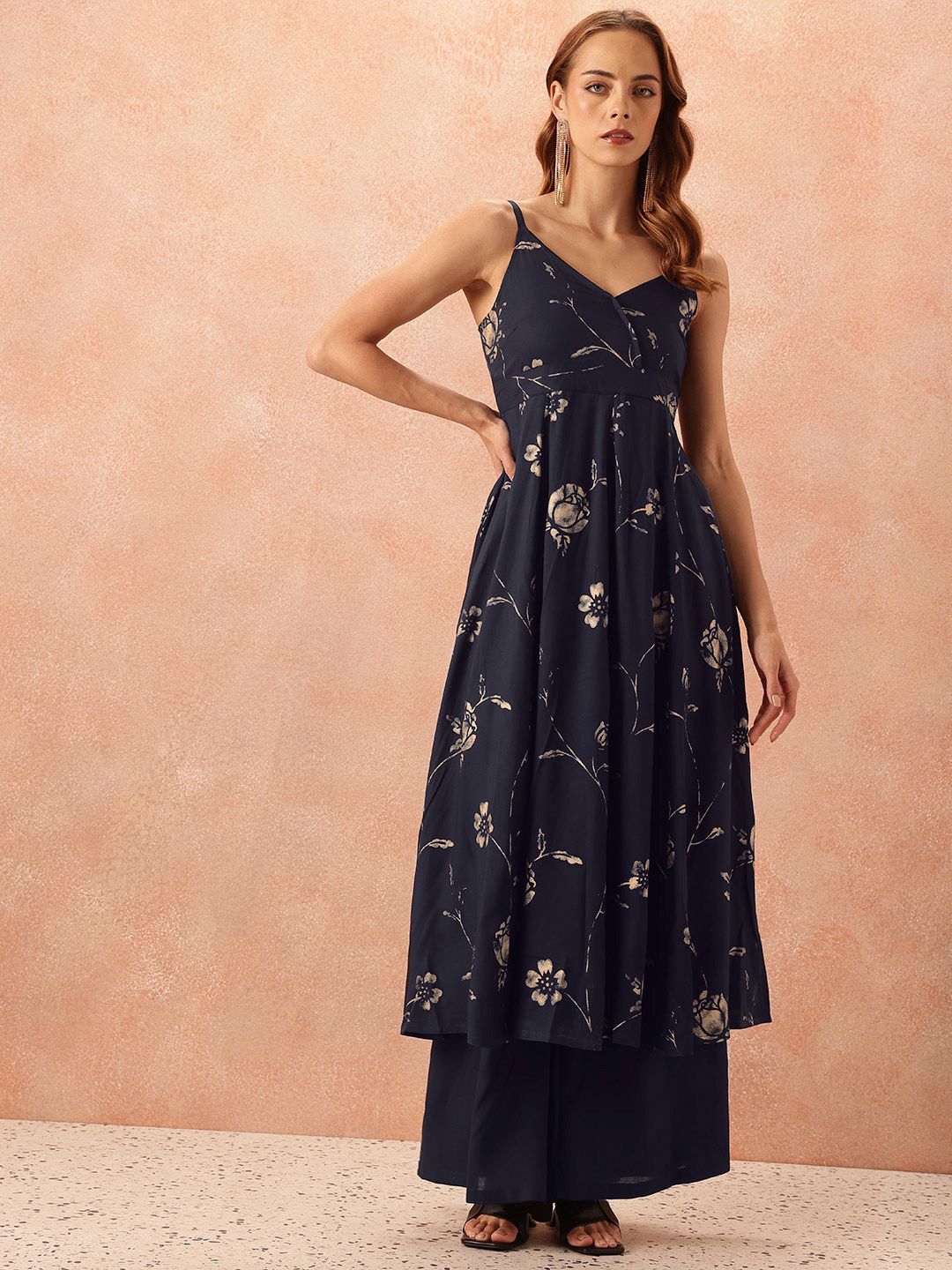 all about you Floral Printed Kurta & Palazzos