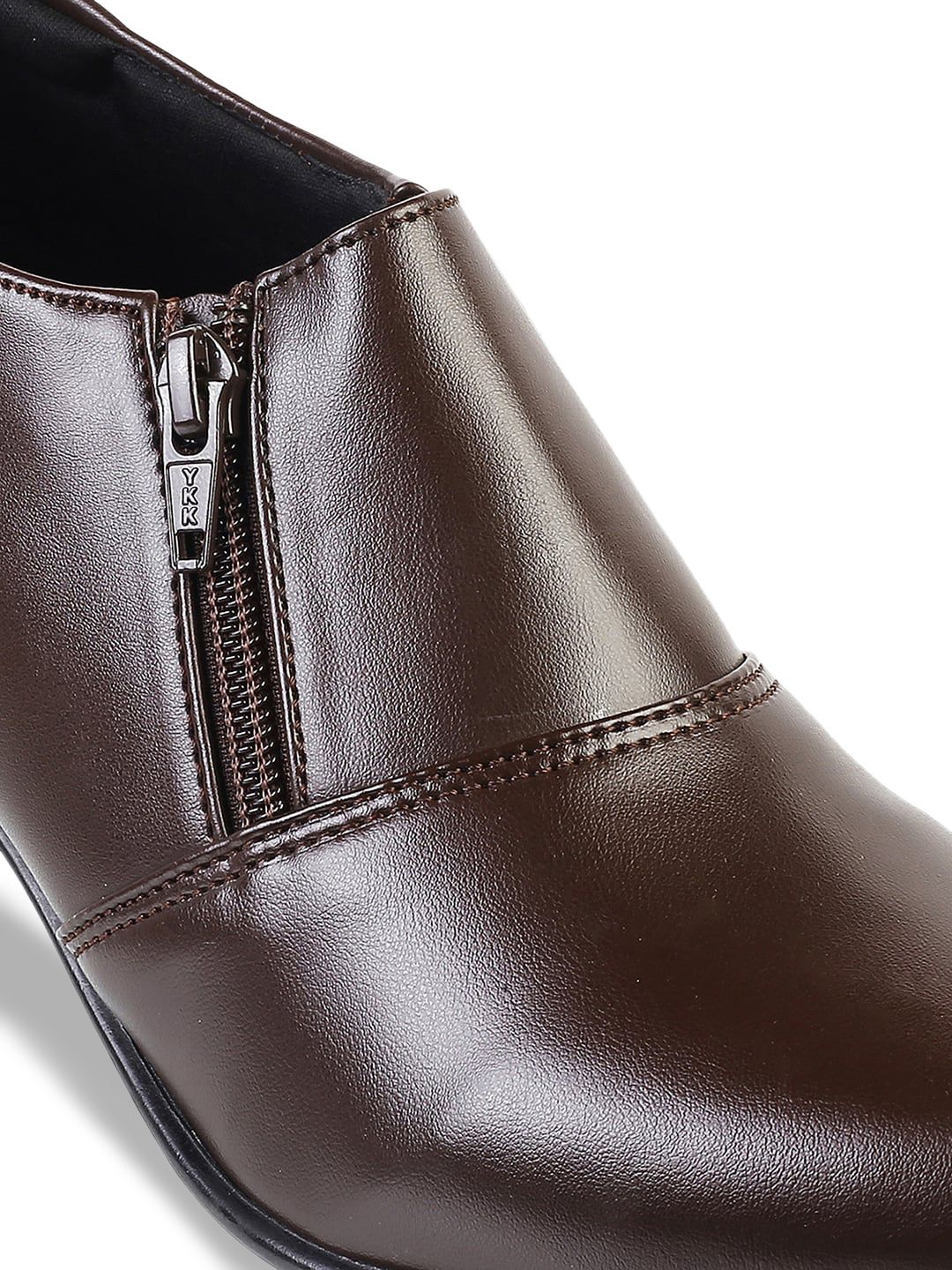Mochi Brown Printed Stiletto