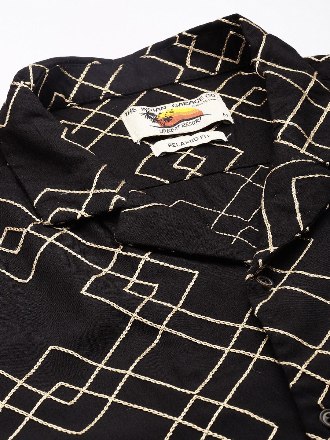 The Indian Garage Co Embroidered Casual Shirt