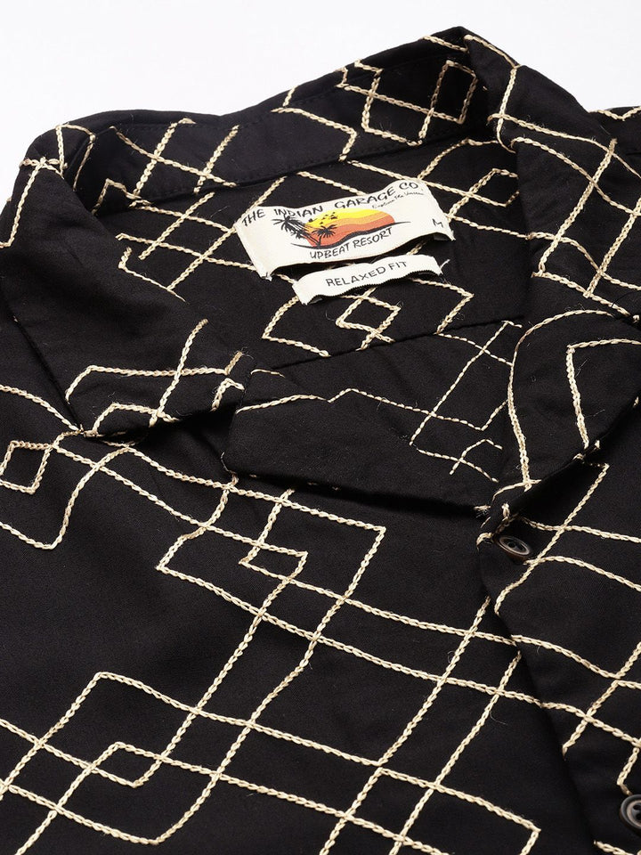 The Indian Garage Co Embroidered Casual Shirt