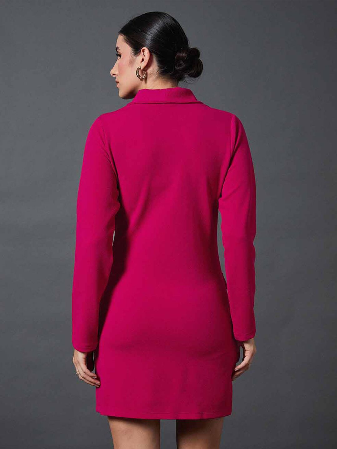 SASSAFRAS worklyf Shawl Collar Sheath Blazer Dress