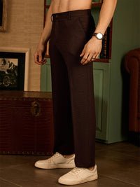 DENNISON Korean Baggy Fit 4 Way Lycra Trouser