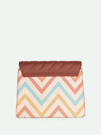 ZOUK Women Printed Structured Sling Bag