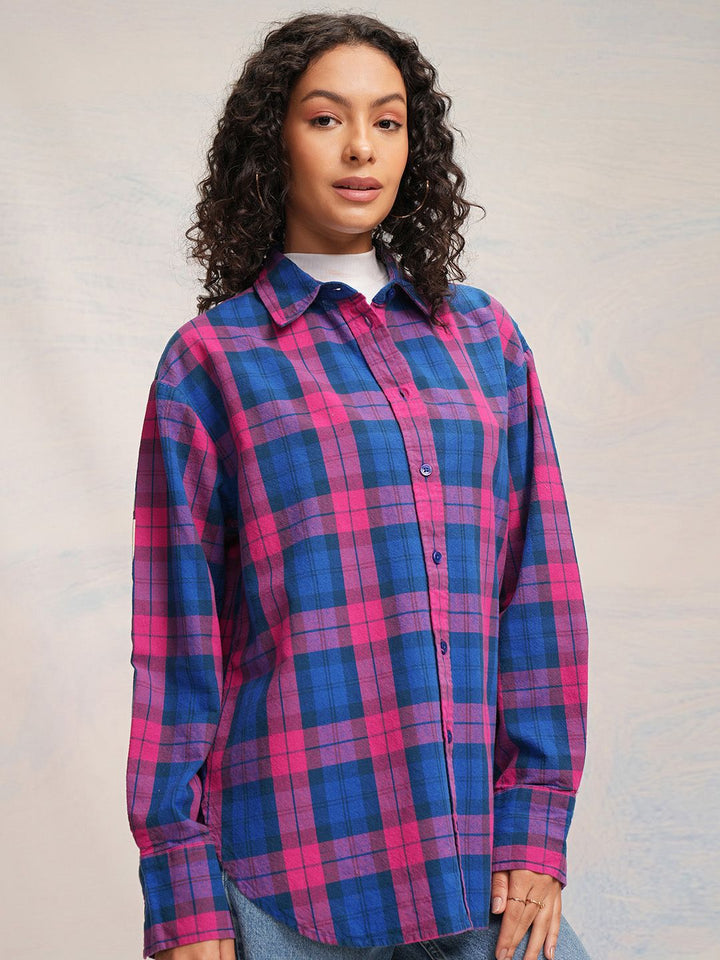 Tokyo Talkies Women Heavy Enzyme Silicon Shirt