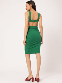 DressBerry Eco-Elegance Ruched Bodycon Dress