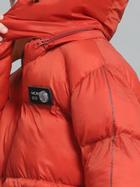 Monte Carlo Boys Hooded Solid Casual Lightweight Puffer Jacket