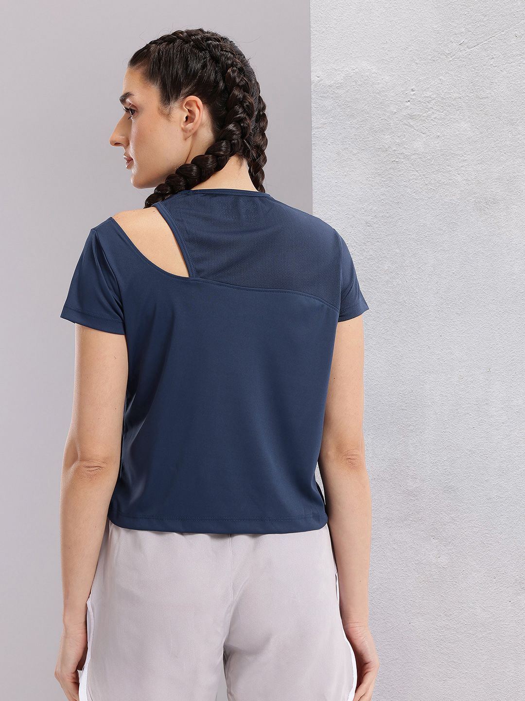 HRX by Hrithik Roshan Women Cut Outs Rapid-Dry Training T-shirt