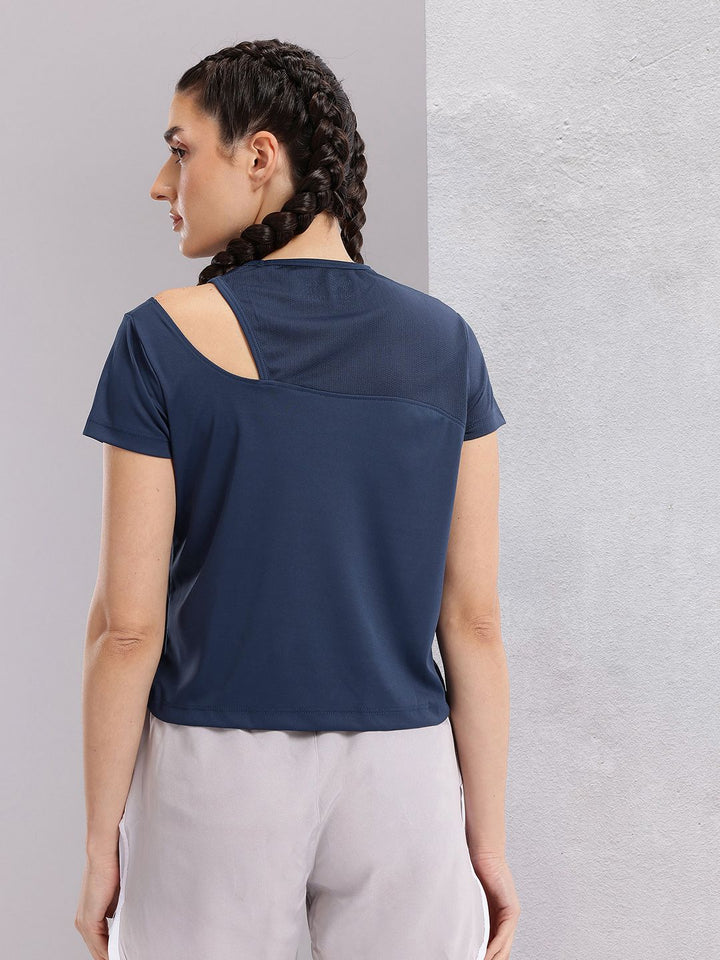 HRX by Hrithik Roshan Women Cut Outs Rapid-Dry Training T-shirt