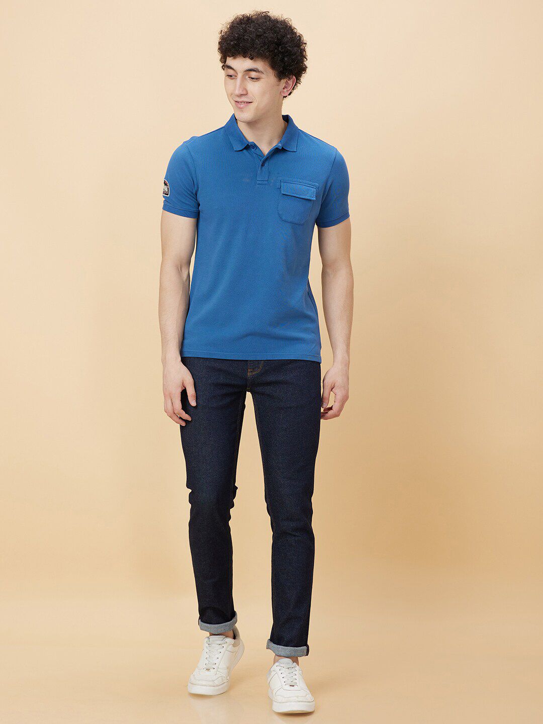 Being Human Polo Collar Pocket Detailing Casual T-shirt