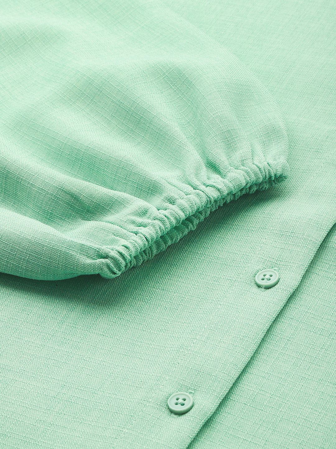 DressBerry Pure Cotton Drop-Shoulder Sleeve Shirt
