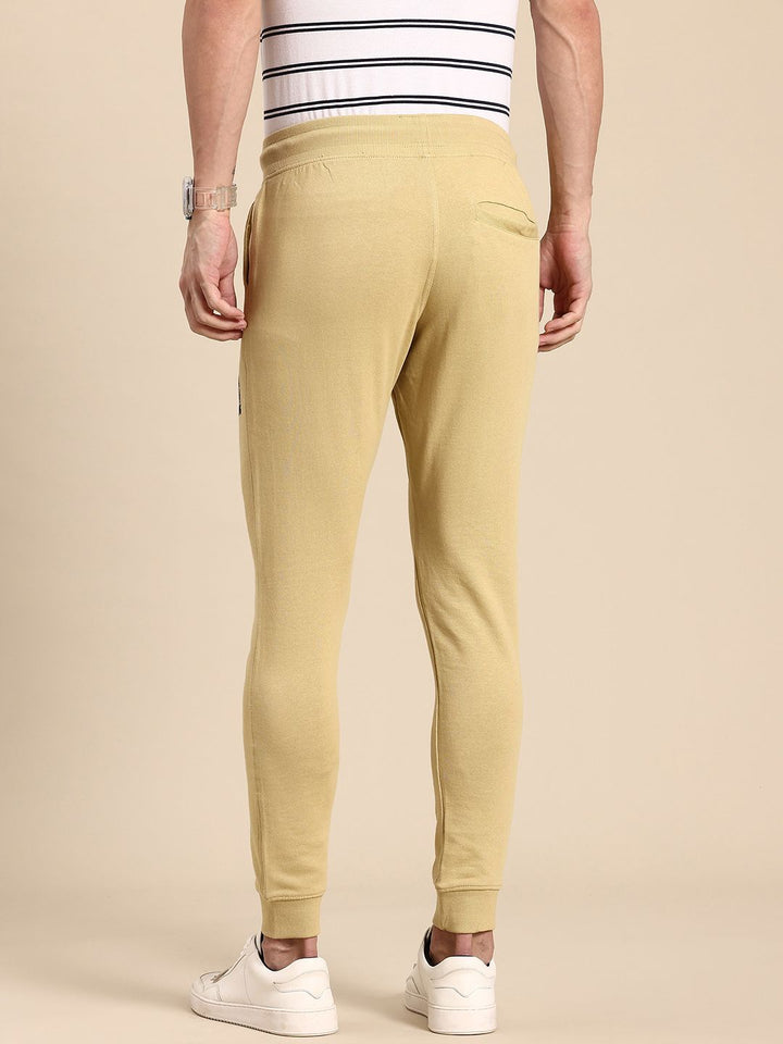 Being Human Printed Detail Pure Cotton Joggers