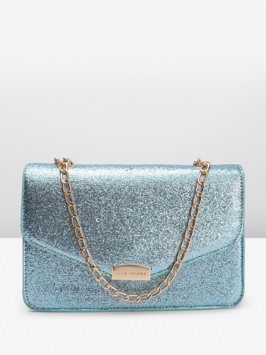 Lino Perros Structured Shimmery Sling Bag