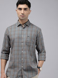 Park Avenue Slim Fit Checked Pure Cotton Casual Shirt